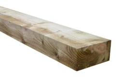 Green Treated Sawn Sleeper 125 X 250mm X 2.4m