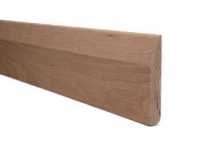 19 X 100mm Nom. Am. White Oak Chamfered/Rounded Skirting