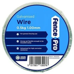 Sentinel Galvanised Wire 1.0mm X 81m Approx 0.5kg Coil