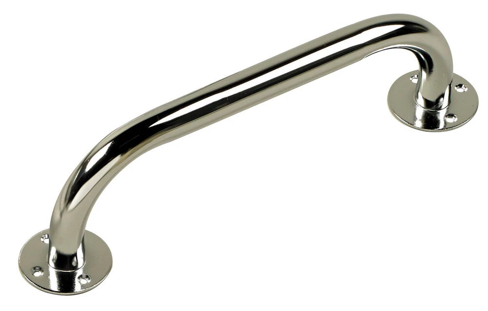 Grab Rail 18" Polished Chrome Steel 3 Grab Rail 18" Polished Chrome Steel