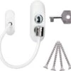 Locking Cable Window Restrictor White WR001WH -Timber Flooring Shop 21890451 1