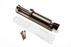 Foot Operated Door Stop Medium Satin Chrome 165mm
