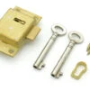 Cupboard Lock WL200BR 2" Brass -Timber Flooring Shop 22492678 1