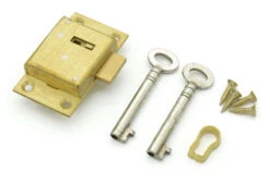 Cupboard Lock WL200BR 2" Brass