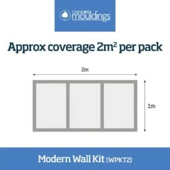 Cheshire Wall Panel Kit 2 (MDF Modern Wall Kit) WPKT2 -Timber Flooring Shop 24280815 4
