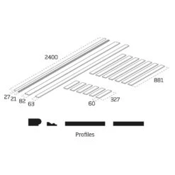 Cheshire Wall Panel Kit 6 (Traditional Shaker Kit) WPKT6 -Timber Flooring Shop 24298742 3