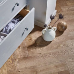 Highclere Biscotti Oak Brushed & Matt Laquered Flooring 15x120mm (1.44m2 Pack) -Timber Flooring Shop 24711678 3