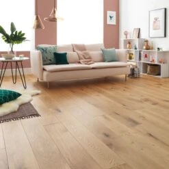 Harlech Rustic Oak Brushed & Matt Lacquered Flooring (2.166m2 Pack) -Timber Flooring Shop 24711968 3 1