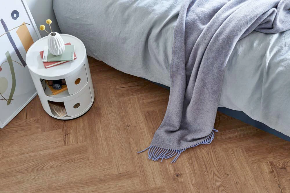 Brecon Vintage Oak Herringbone Waterproof Composite Flooring 6x120mm (1.44m2 Pack) 4 Brecon Vintage Oak Herringbone Waterproof Composite Flooring 6x120mm (1.44m2 Pack) - Image 2