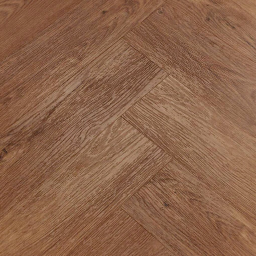Brecon Vintage Oak Herringbone Waterproof Composite Flooring 6x120mm (1.44m2 Pack) -Timber Flooring Shop 24748285 3