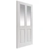 Canterbury 2 Light White Primed Smooth Glazed Door