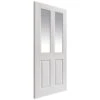 Canterbury 2 Light White Primed Grained Glazed Door -Timber Flooring Shop 2 Light White Primed Grained Glazed Door 1 1