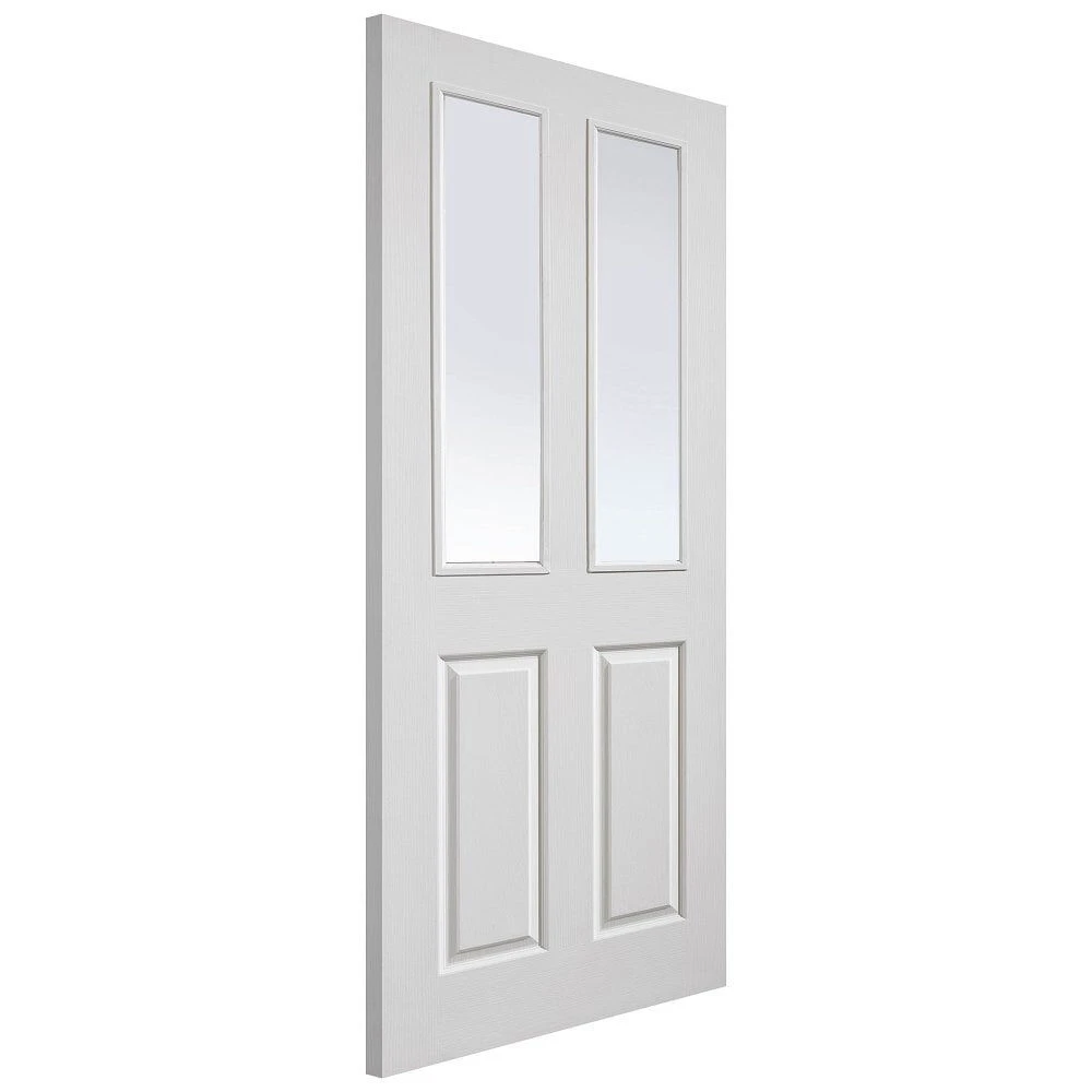 Canterbury 2 Light Primed Glazed FD30 Fire Door