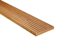 27 X 145mm Balau Hardwood Decking Reeded / Ribbed
