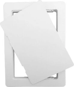 200 X 200mm White Plastic Access Panel -Timber Flooring Shop AccessPanel 4 1