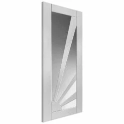 Aurora Clear Glazed White Primed Door