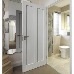 Barbados White Primed Door -Timber Flooring Shop Barbados White Primed Door 4 156