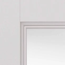 Catton 3 Light White Primed Clear Glazed Door -Timber Flooring Shop Catton 3 Light White Primed Clear Glazed Door 3 156