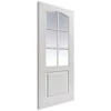Classique 2 Light White Primed Grained Glazed Door -Timber Flooring Shop Classique 2 Light White Primed Grained Glazed Door 1 1