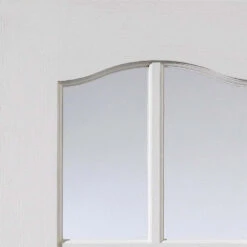 Classique 2 Light White Primed Grained Glazed Door -Timber Flooring Shop Classique 2 Light White Primed Grained Glazed Door 3 156