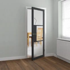 Cosmo Grey Door Clear Glazed (Pre-finished) -Timber Flooring Shop Cosmo Grey Door Glazed 3 148