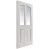 Edwardian 2 Light White Primed Grained Glazed Door -Timber Flooring Shop Edwardian 2 Light White Primed Grained Glazed Door 1 1