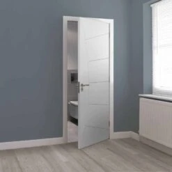 Elektra White Door (Pre-Finished) -Timber Flooring Shop Elektra White Door 2 3 1