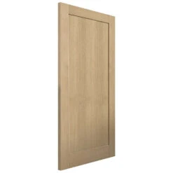 Etna 1 Panel Oak FD30 Fire Door (Unfinished)