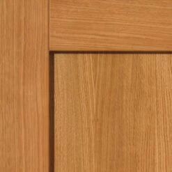 Etna 1 Panel Oak Door (Unfinished) -Timber Flooring Shop Etna 1 Panel Oak Door 3 156 1