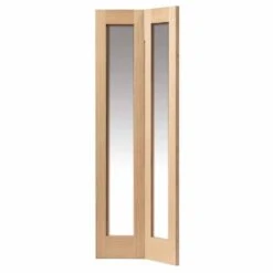 Fuji Glazed Bi-Fold Oak Door (Unfinished)