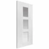 Geo White Primed Glazed Door -Timber Flooring Shop Geo White Primed Glazed Door 1 2