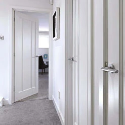 Jamaica White Primed Door -Timber Flooring Shop Jamaica White Primed Door 2 2