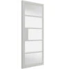 Metro White Door Clear Glazed (Pre-finished) -Timber Flooring Shop Metro White Door Clear Glazed 1 1
