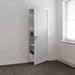 Novello White FD30 Fire Door (Pre-Finished) -Timber Flooring Shop Novello White Door 3 156 1