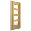 Oak Blenheim Glazed FD30 Fire Door (Pre-finished) -Timber Flooring Shop Oak Blenheim Glazed Door Pre Finished 1 1