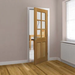 Oak Dean Glazed Door (Pre-finished) -Timber Flooring Shop Oak Dean Glazed Door Pre finished 3 156