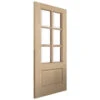Oak Dove 6 Light Glazed Door (Unfinished) -Timber Flooring Shop Oak Dove 6 Light Glazed Door 1 1