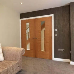 Oak Emral Glazed Door (Pre-finished) -Timber Flooring Shop Oak Emral Glazed Door 2 2