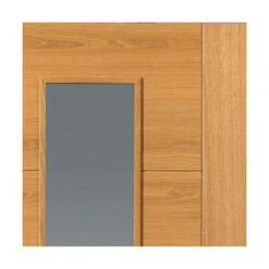 Oak Emral Glazed FD30 Fire Door (Pre-finished) -Timber Flooring Shop Oak Emral Glazed Door 3 156 1