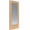 Oak Fuji Glazed FD30 Fire Door (Unfinished)