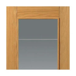 Oak Medina Glazed 1 Light Door (Pre-finished) -Timber Flooring Shop Oak Medina Glazed 1 Light 3 156