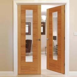Oak Mistral Glazed Door (Pre-finished) -Timber Flooring Shop Oak Mistral Glazed Door 2 2