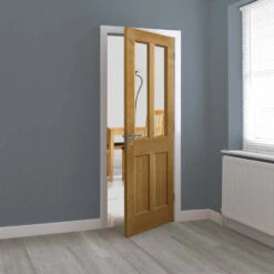 Oak Severn Glazed Door (Unfinished) -Timber Flooring Shop Oak Severn Glazed Door 2 2