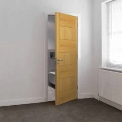 Oak Sirocco FD30 Fire Door (Pre-finished) -Timber Flooring Shop Oak Sirocco 4 156 1