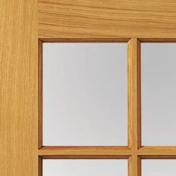 Oak Thames 6 Light Glazed Door (Pre-Finished) -Timber Flooring Shop Oak Thames 6 Light Glazed Door 2 3