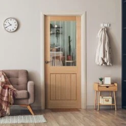 Oak Thames Half Light Glazed Door (Pre-Finished) -Timber Flooring Shop Oak Thames Half Light Glazed Door 3 156