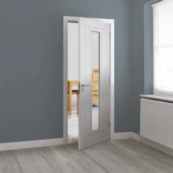 Phoenix White Primed Glazed Door -Timber Flooring Shop Phoenix White Primed Glazed Door 2 2