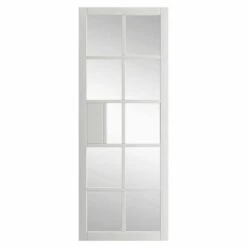 Plaza White Clear Glazed Door (Pre-finished)