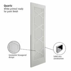 Quartz White Primed Door -Timber Flooring Shop Quartz White Primed Door 3 156