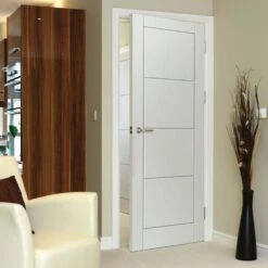 Quattro White Primed Door -Timber Flooring Shop Quattro White Primed Door 2 2 1
